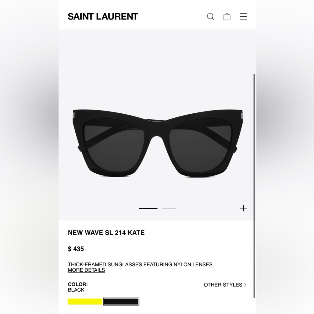 YSL sunglasses - Picture 6 of 7